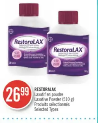 Pharmaprix Restoralax laxative powder offer