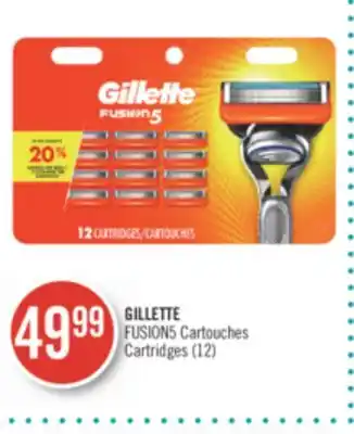 Pharmaprix Gillette fusion5 cartridges offer