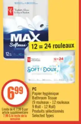 Pharmaprix Pc bathroom tissue offer