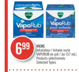 Pharmaprix Vicks inhaler or vaporub jar offer