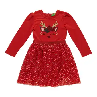 Giant Tiger Comfy cozy toddler girl's lightweight novelty ruffle dress offer