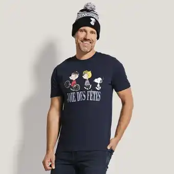 Giant Tiger Peanuts men's licensed crew neck regular t-shirt, french offer