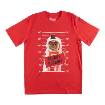 Giant Tiger Men's novelty holiday graphic t-shirt offer