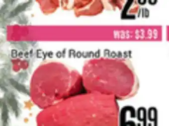 Nations Fresh Foods Beef eye of round roast offer