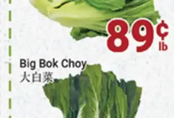 Oceans Fresh Food Market Big bok choy offer