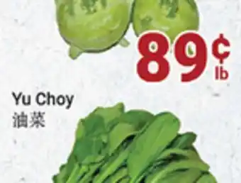 Oceans Fresh Food Market Yu choy offer