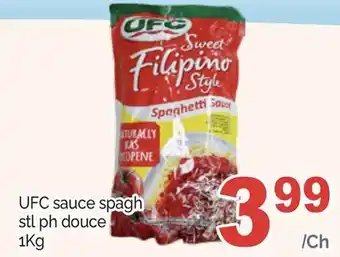 T&T Supermarket Ufc sauce spagh stl ph douce, 1kg offer