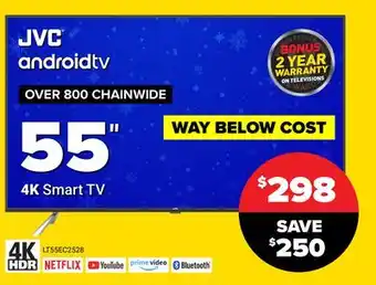 Visions Electronics Jvc 55 4k smart tv offer