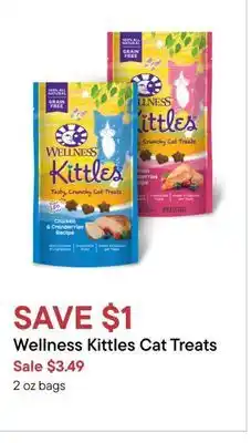 Petvalu Wellness kittles cat treats offer