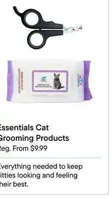 Petvalu Essentials cat grooming products offer