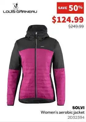 Atmosphere Louis garneau solvi women's aerobic jacket offer