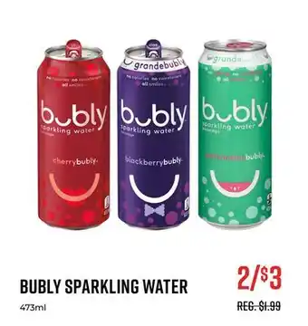 Canex Bubly sparkling water offer