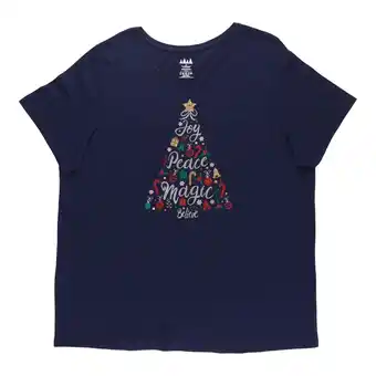 Giant Tiger Comfy cozy women's plus novelty t-shirt offer
