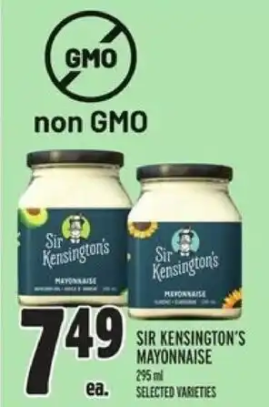 Metro Sir kensington's mayonnaise offer