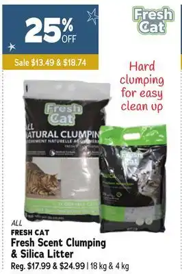 Ren’s Pets Depot All fresh cat fresh scent clumping & silica litter offer