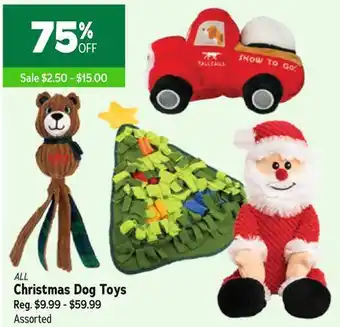 Ren’s Pets Depot All christmas dog toys offer
