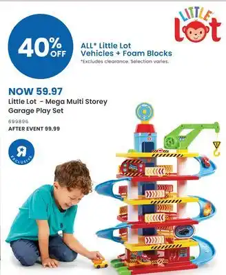 Toys R us Little lot - mega multi storey garage play set offer