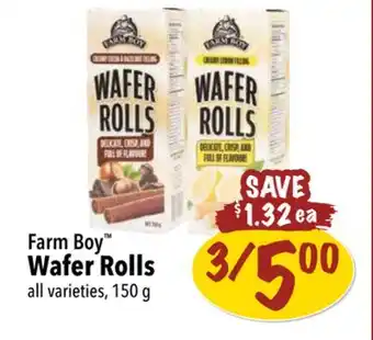 Farm Boy Farm boy wafer rolls offer
