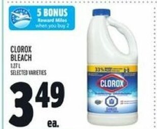 Metro Clorox bleach offer