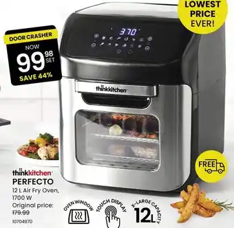 Stokes Perfecto 12 l air fry oven offer