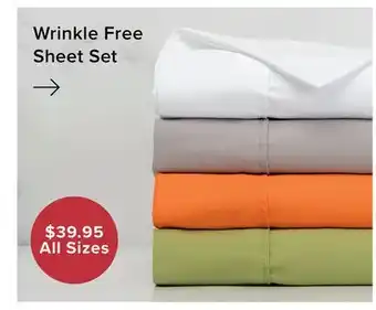 Linen Chest Wrinkle free sheet set offer