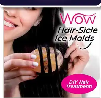 Showcase Wow hair-sicle ice molds offer