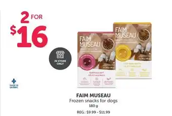 Mondou Faim museau frozen snacks for dogs offer