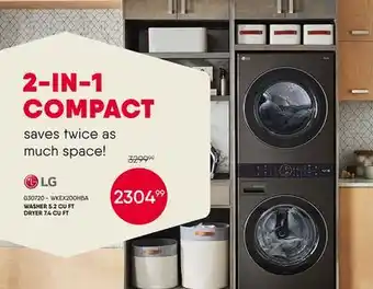 Meubles RD Washer 5.2 cu ft dryer 7.4 cu ft offer