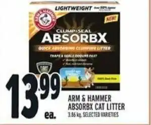 Metro Arm & hammer absorbx cat litter offer