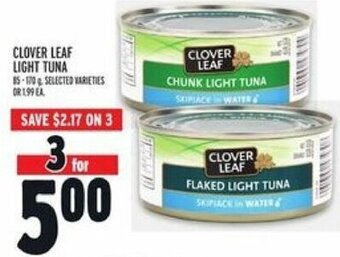 Metro Clover leaf light tuna offer