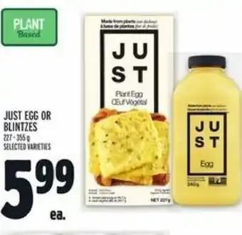 Metro Just egg or blintzes offer