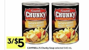 IGA Campbell's chunky soup offer