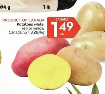 IGA Potatoes white, red or yellow offer
