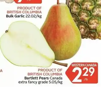 IGA Barlett pears offer