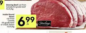 IGA Inside round roast offer