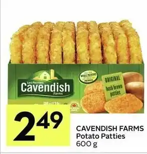 IGA Cavendish farms potato patties offer