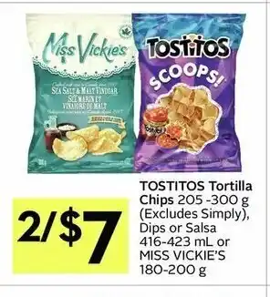 IGA Tostitos tortilla offer