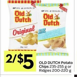 IGA Old dutch potato chips offer