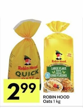 IGA Robin hood oats offer