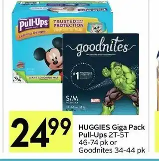 IGA Huggies giga pack pull-ups offer