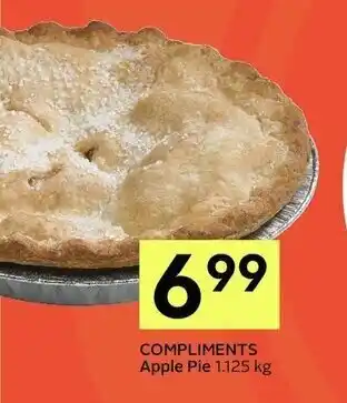 IGA Compliments apple pie offer