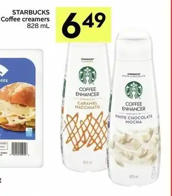 IGA Starbucks coffee creamers offer