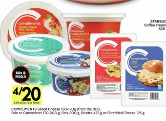 IGA Compliments sliced cheese offer