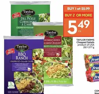IGA Taylor farms chopped salads offer
