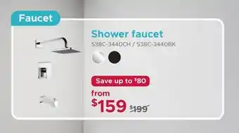 Bath Depot Shower faucet offer