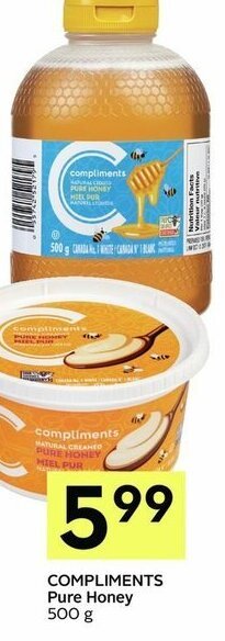 IGA Compliments pure honey offer
