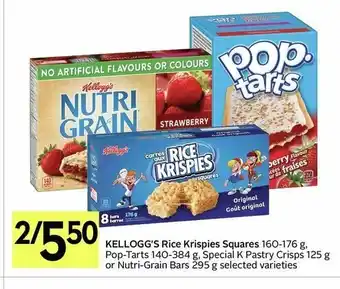 IGA Kellogg's rice krispies squares offer