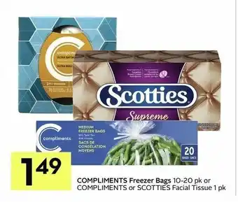 IGA Compliments freezer bags offer