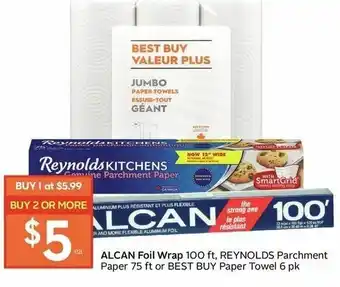 IGA Alcan foil wrap offer