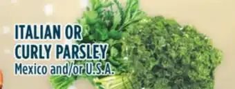 Marché Adonis Italian or curly parsley offer
